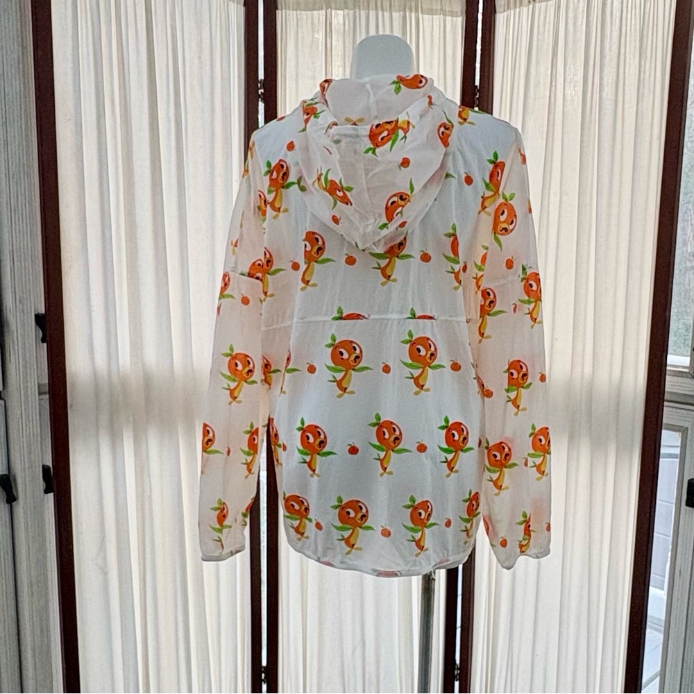 Disney Orange Bird Windbreaker Pullover NEW - Picture 4 of 12